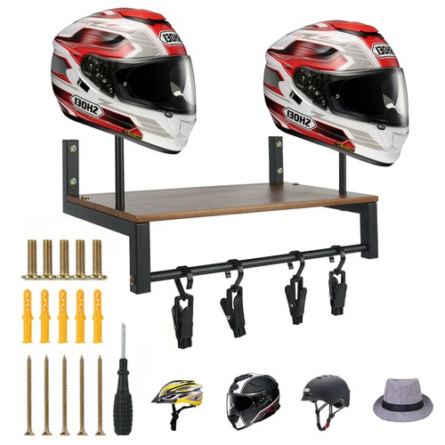 Wall mount helmet - mount, storage