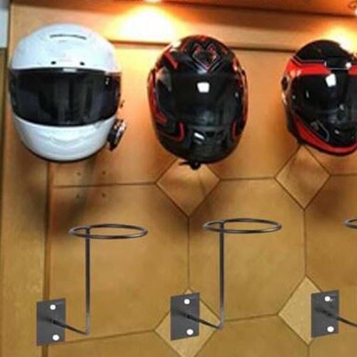 Motorcycle helmet hanger wall - helmet,