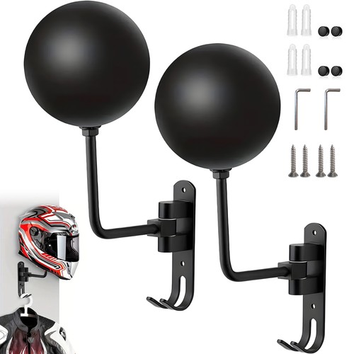 2pcs motorcycle helmet - motorcycle, rack