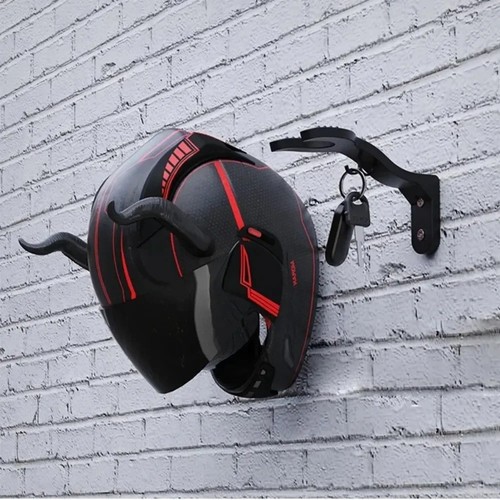 Helmet rack motorcycle wall - helmet,