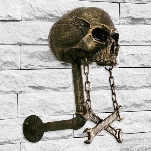 Skull helmets holder - skull, hanger