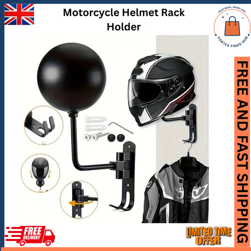 Motorcycle helmet rack holder - rack,