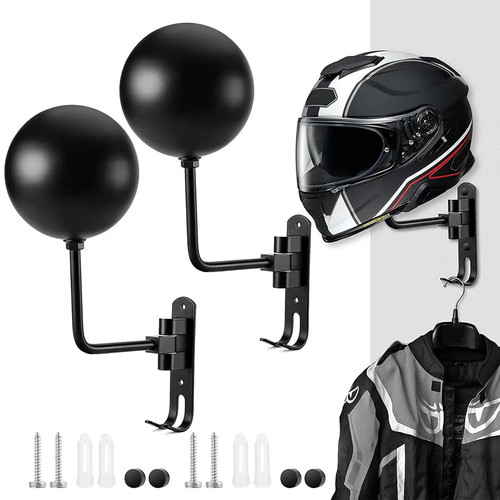 Motorcycle helmet rack holder - rack,