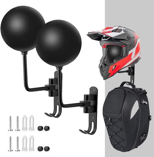 Motorcycle helmet rack holder - motorcycle,