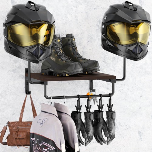 Motorcycle helmet holder wall - holder,