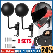 2X Motorcycle Helmet Rack