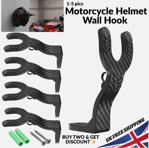 Helmet rack motorcycle wall - rack,
