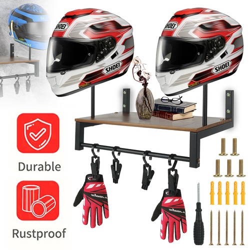 Motorcycle helmet rack holder - rack,