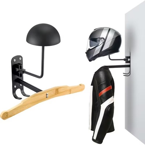 Motorcycle helmet rack holder - motorcycle,