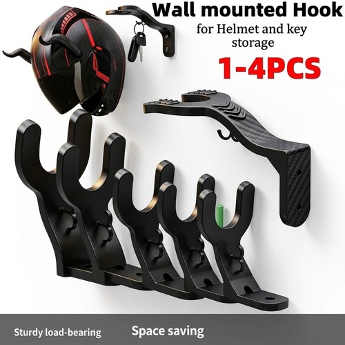 Helmet rack motorcycle wall - helmet,